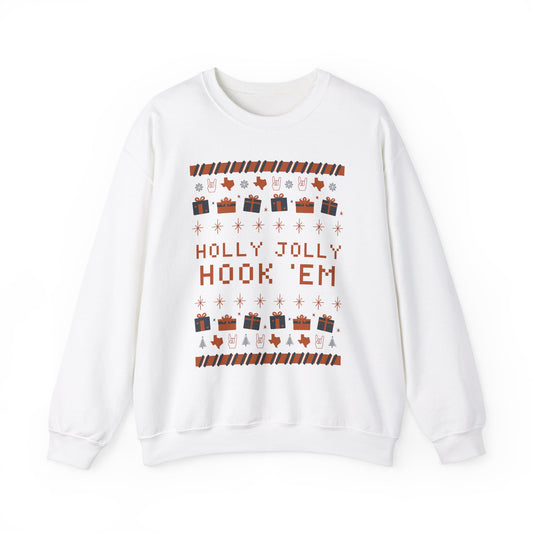 Texas Longhorns Ugly Christmas Sweatshirt