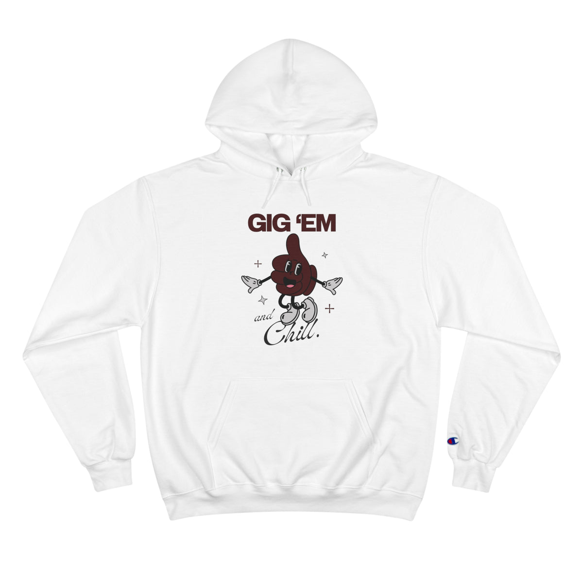 Gig 'Em & Chill Champion Hoodie