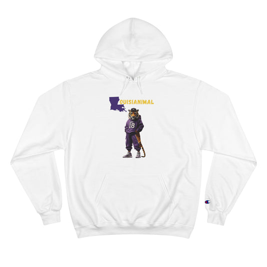 LSU Tigers Swaggy Mike Champion Hoodie