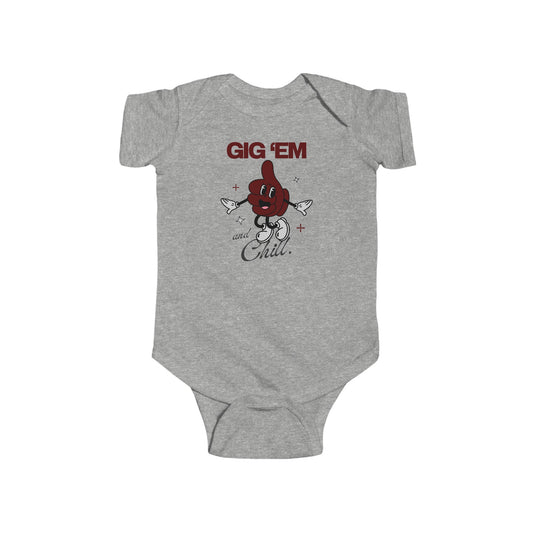 Gig 'Em & Chill Infant Jersey Bodysuit