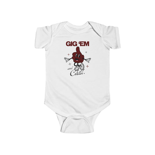 Gig 'Em & Chill Infant Jersey Bodysuit