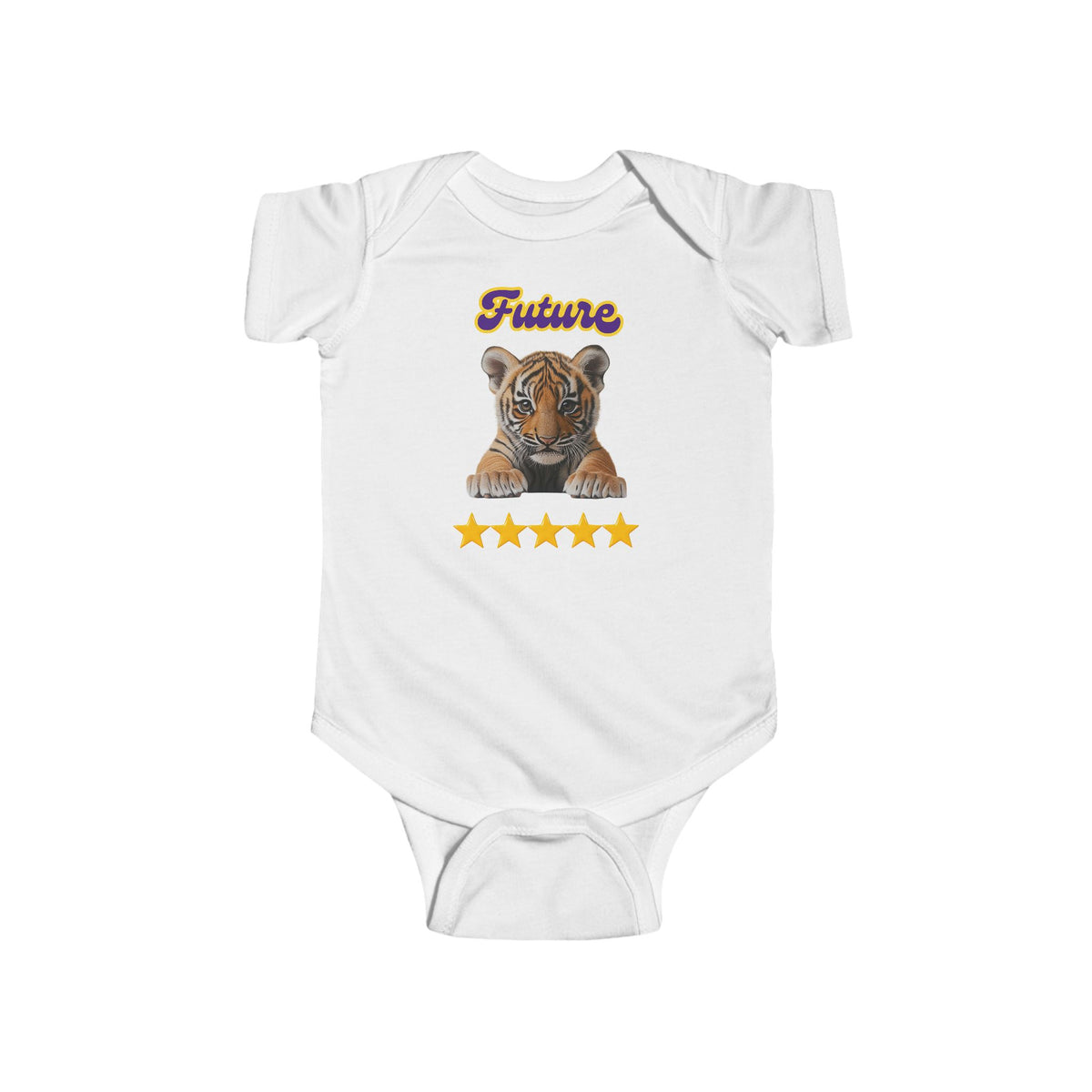 LSU Tigers Future 5 Star Infant Jersey Bodysuit