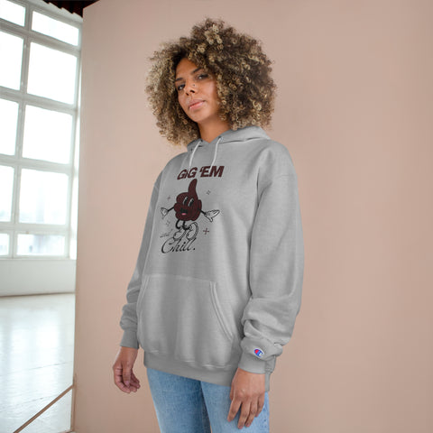 Gig 'Em & Chill Champion Hoodie