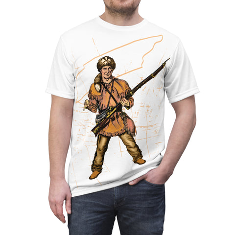 Davy Crockett Horn Down Heavy T-Shirt